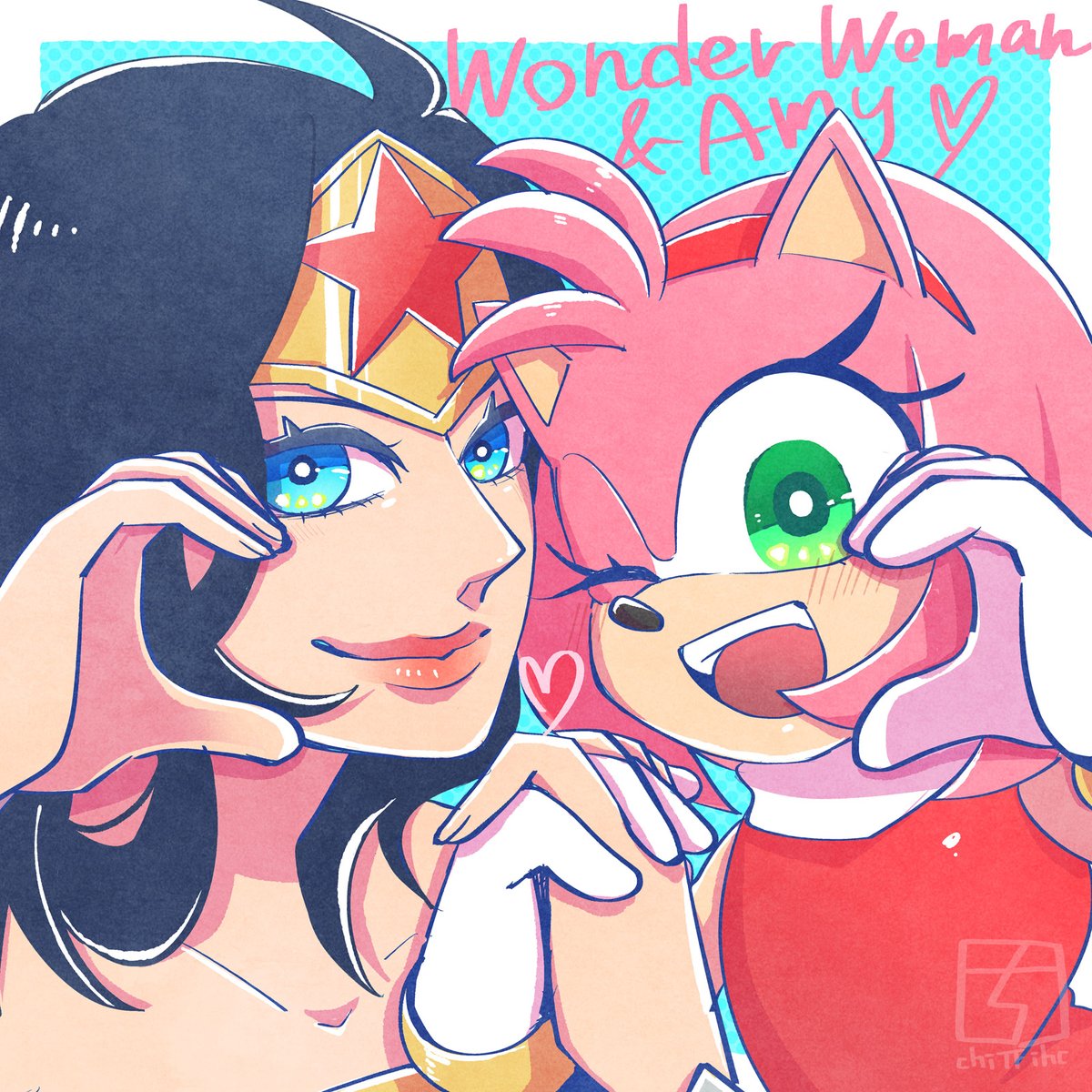 WonderWoman & amy🌹 #DCxSonic