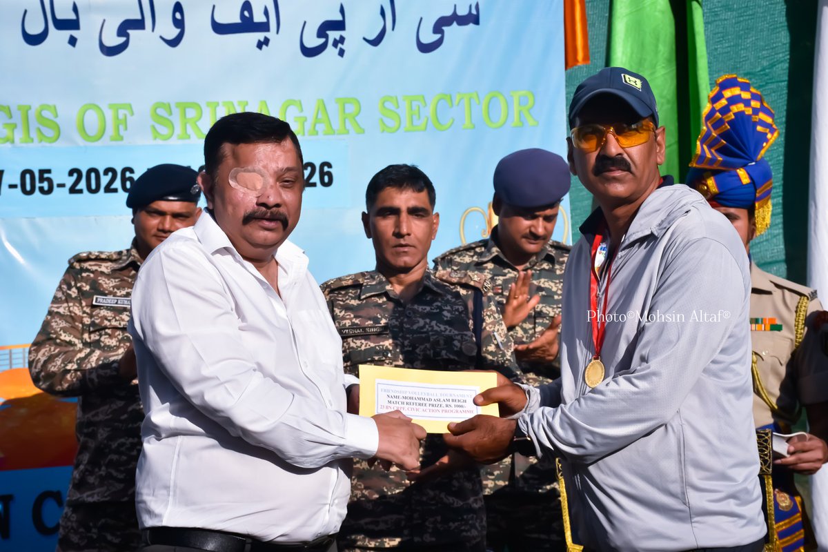 MohsinAltaf786H's tweet photo. 23 Bn CRPF Conducts Volley ball tournament in civic action programmes
Volley ball tournament under Civic Action Programme was conducted by 23 Bn at Govt. M.P.M.L School, Baghe Dilawar Khan, Srinagar. https://t.co/L65wah4EpY