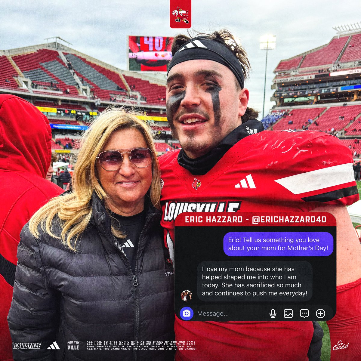 Louisville Football tweet media