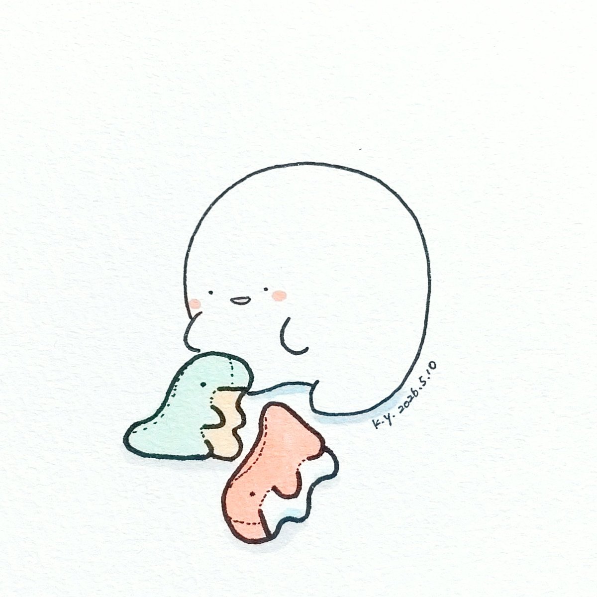 0817Yr's tweet photo. 20260510
ぬいぐるみで遊ぶ、もち

https://t.co/cRO5BmC2qE

#イラスト #手描きイラスト #コピック #copic #ぬいぐるみ #もち https://t.co/0wcf0kk6ZU