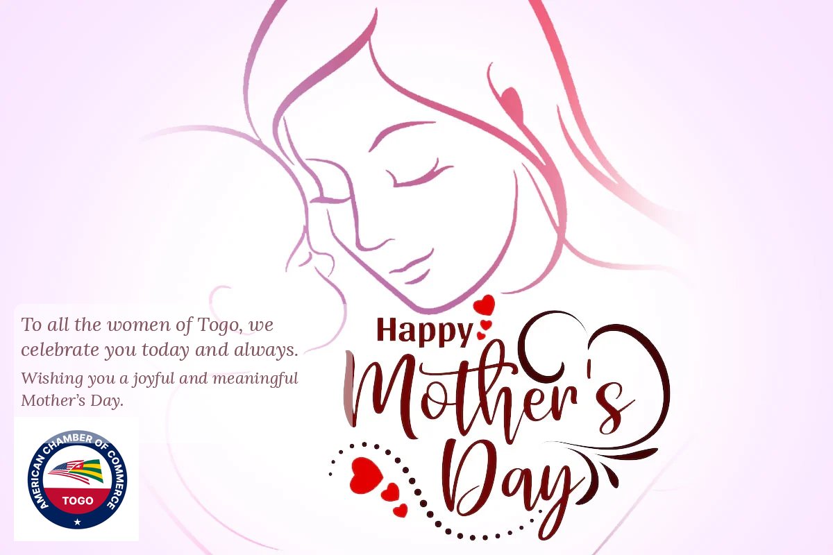 AmChamtg's tweet photo. At AmCham-Togo, we recognise the essential role women play in shaping stronger families, resilient communities, and thriving businesses across our nation. Your leadership, dedication, and resilience continue to make a lasting impact every day.
Wishing you a joyful a Mother’s Day! https://t.co/8W8s2S9Wa6