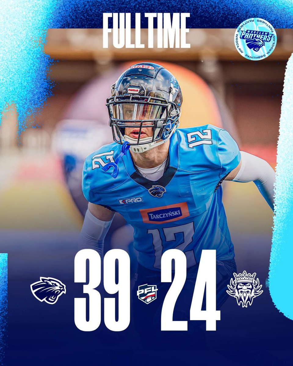pantherswroclaw's tweet photo. Na Stadionie Olimpijskim prawdziwe ofensywne show! Obie drużyny do końca szukały punktów i kibice zdecydowanie nie mogli narzekać na brak emocji. 

Dziękujemy @kingskrakow za twardy mecz 🤝

Domowy etap sezonu za nami. Teraz czas ruszyć po kolejne wygrane na wyjazdach 💙🐾 https://t.co/QB5lsEpm8r