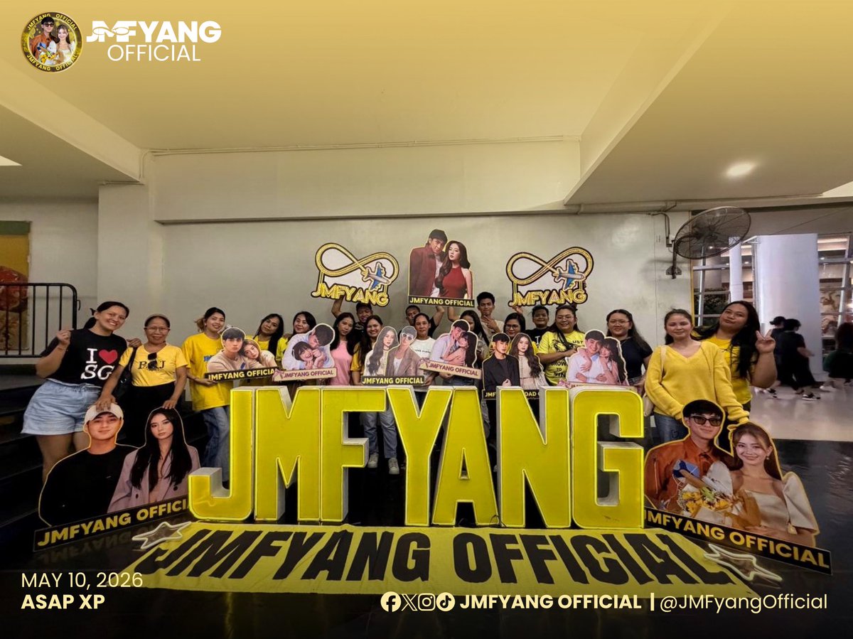JMFyangOfficial's tweet photo. IT’S A WRAP! 

Our Team Live showed up, screamed their hearts out, and brought the loudest energy for our mains at ASAP XP in Araneta Coliseum! 🥹👏

The love and energy today were unmatched. JMFyang felt every single cheer all the way to the stage! ✨

Until the next ganap… TEAM LIVE, WINNER SA INGAY AT SUPORTA! 💪💛

AUNSTOPPABLE JMFYANG