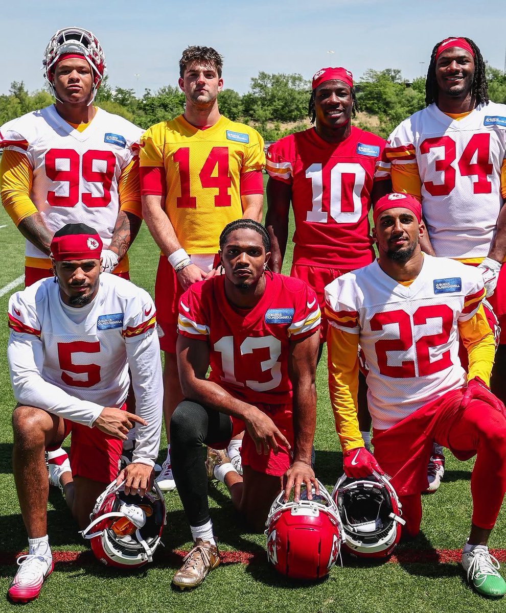 Daily_Chiefs_'s tweet photo. The Chiefs currently have the 2nd youngest roster in the NFL 👀🔥

If the rest of the league lets THIS young of a team get back to the Super Bowl… we are in for another 7-8 year dynastic run 😳😈 https://t.co/fAv5WOorN5
