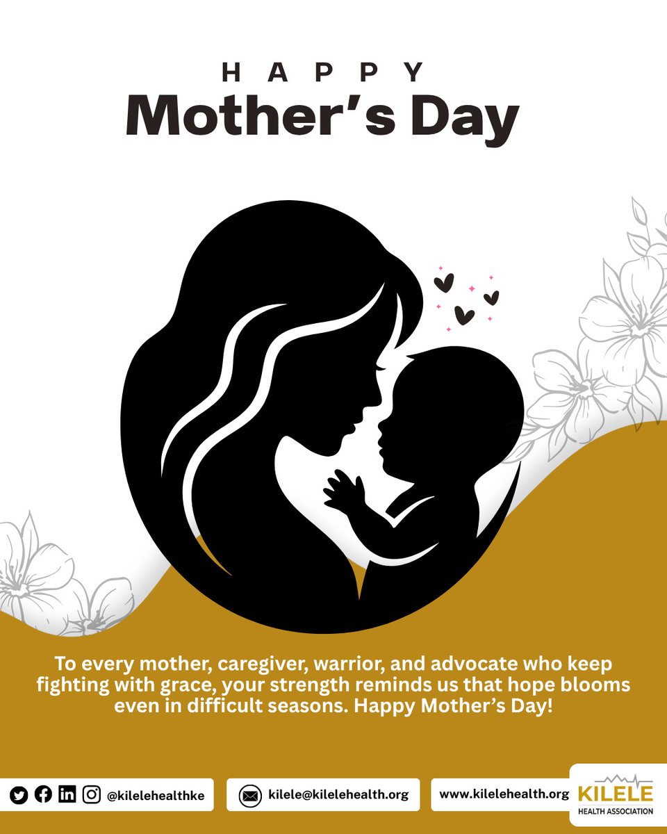 KILELEHealthKE's tweet photo. Mothers are the strength behind healing &amp; hope.
Today, we celebrate every mother, caregiver, warrior &amp; woman who continues to inspire courage through every season.
Thank you for the love you give, the battles you fight, &amp; hope you carry for others every day. 💐
#KileleChallenge https://t.co/rJl8gt33IN