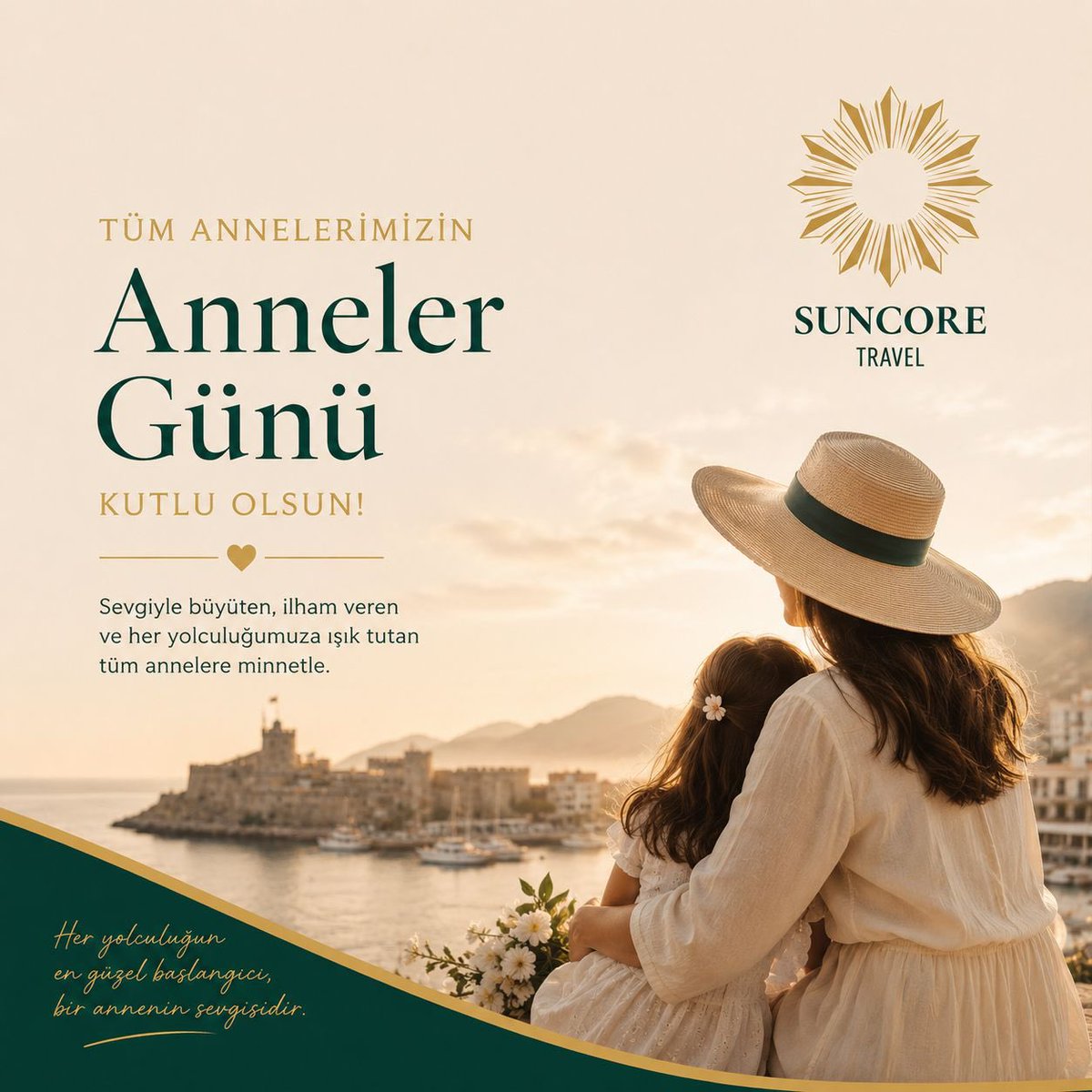 SuncoreTravel's tweet photo. Tüm annelerimizin Anneler Günü kutlu olsun. Sevgileriyle hayatımıza anlam, yolculuklarımıza ilham katan tüm annelere minnetle.

Happy Mother’s Day to all mothers. With gratitude to those who fill our lives with love and inspire every journey we take. https://t.co/EBPwGE87PO
