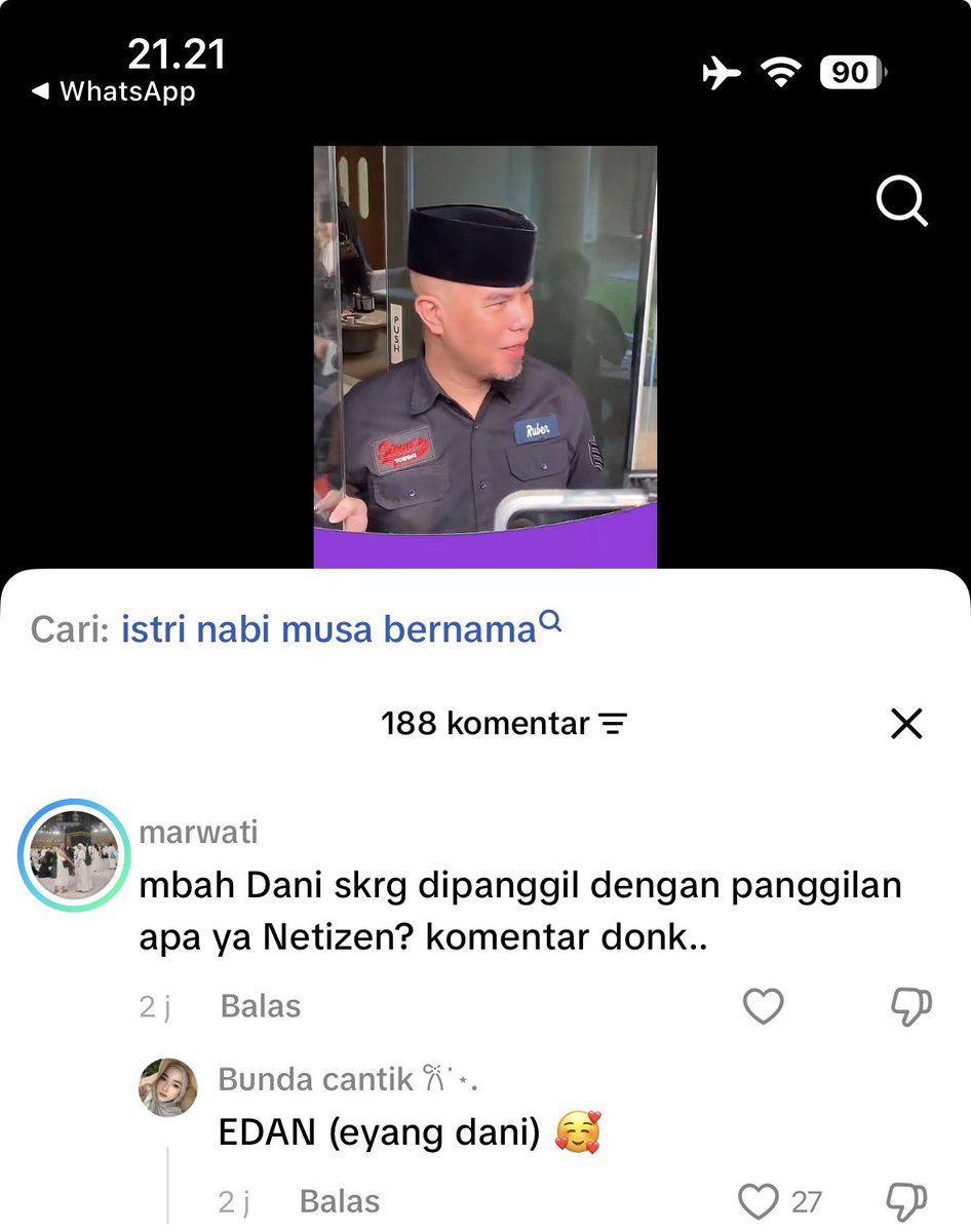 Lagi scroll-scroll, anak pertama dari Al Ghazali &amp; Alyssa tiba-tiba lewat pas Ahmad Dani lagi diwawancarain wartawan. Kenapa ada aja orang yang komen begini 😂