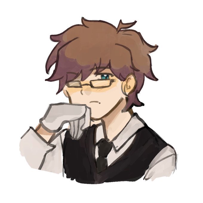 soldxer14's tweet photo. #kumitantei old art, congrats to the devs for an amazing episode one !! 💼💼💼 https://t.co/JfrxQ4WjS0