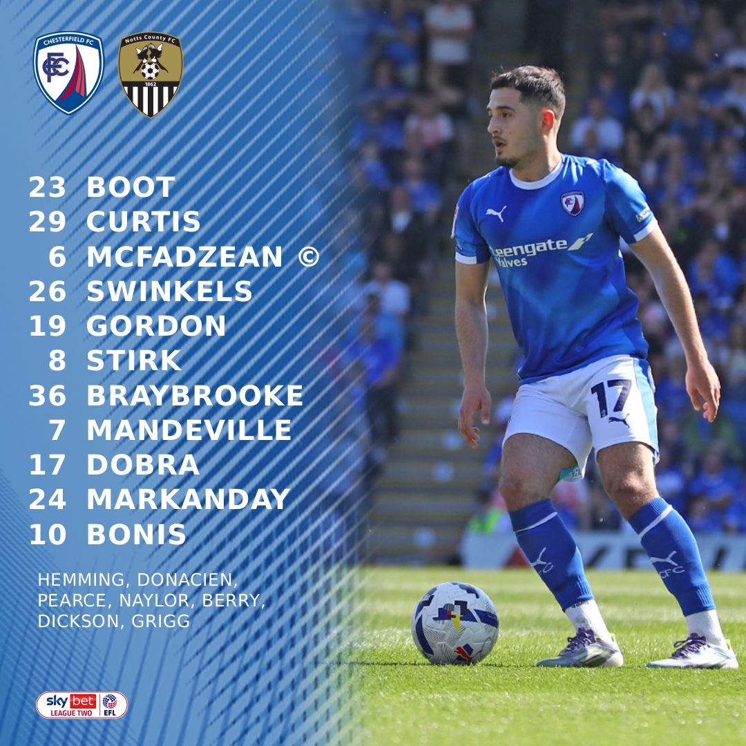 Chesterfield FC tweet media