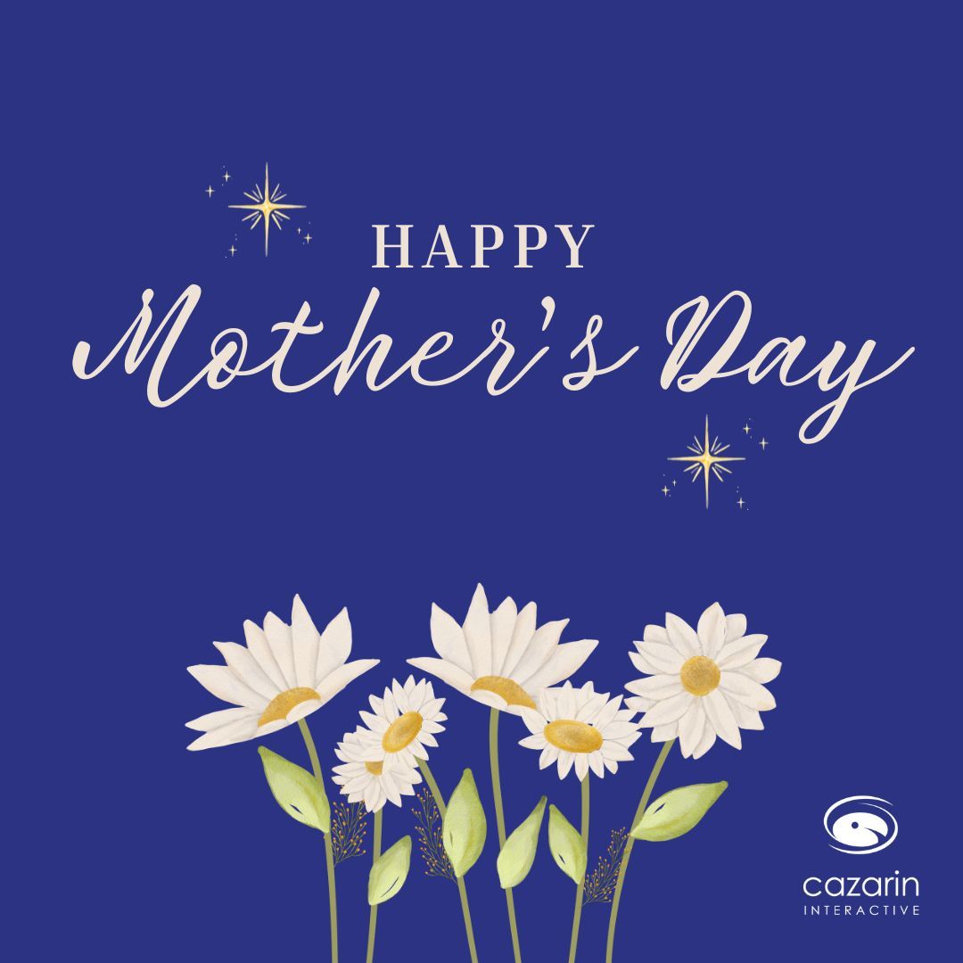 cazarin's tweet photo. Happy Mother’s Day to the moms who lead, create, problem-solve, encourage, and somehow keep everything moving. We’re especially grateful for the moms on the Cazarin team who bring care and creativity to everything they do.

#MothersDay #WorkingMoms #CazarinInteractive https://t.co/u06XQCw8Gz