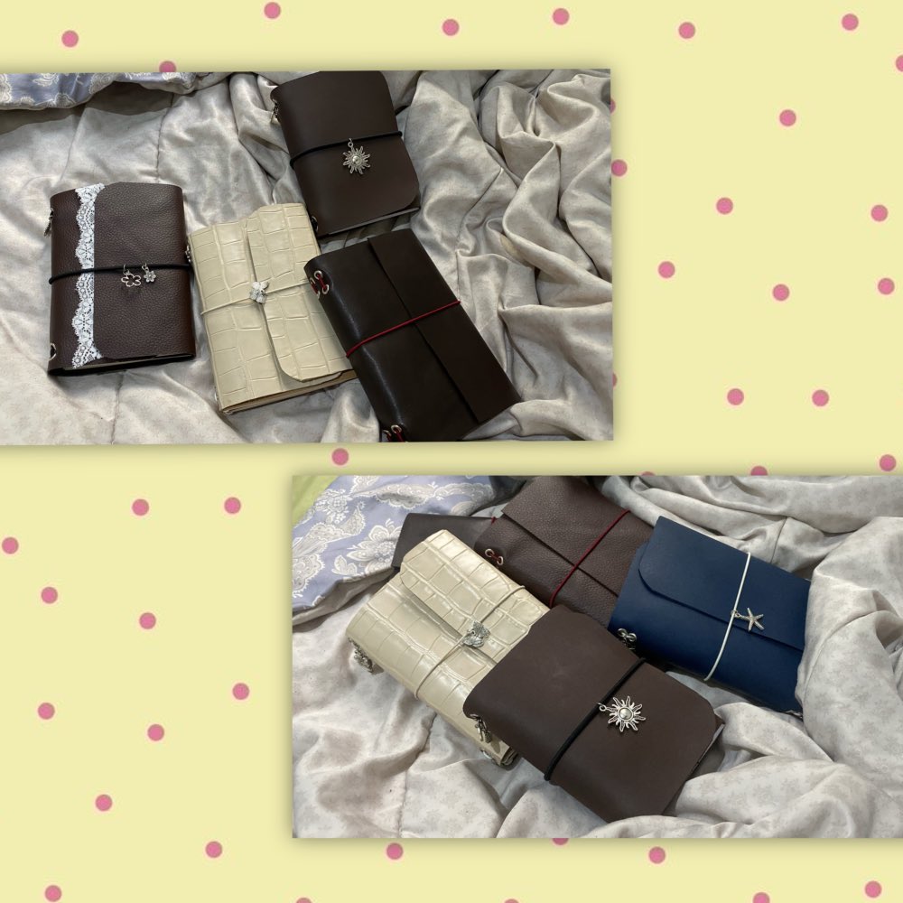 amateurbee's tweet photo. i would love to introduce you guys to my baby! buat yang lagi nyari journal leather dengan kualitas mantap &amp; harga yang super duper worth it (under 150 🫣) boleh bgt ikut PO di aku ya. Based in Bandung, estimasi pengerjaan di 1-2 minggu :P

WTS! #LeatherJournal https://t.co/p4M99gONkc