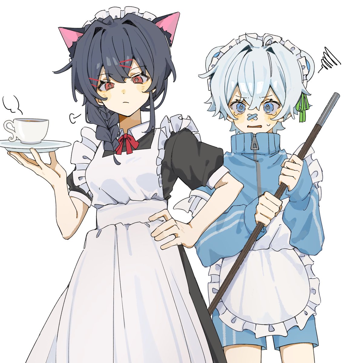 simesaba10_'s tweet photo. ⚠︎衣装改変
メイドの日〜 https://t.co/WyX6iC0Hgj