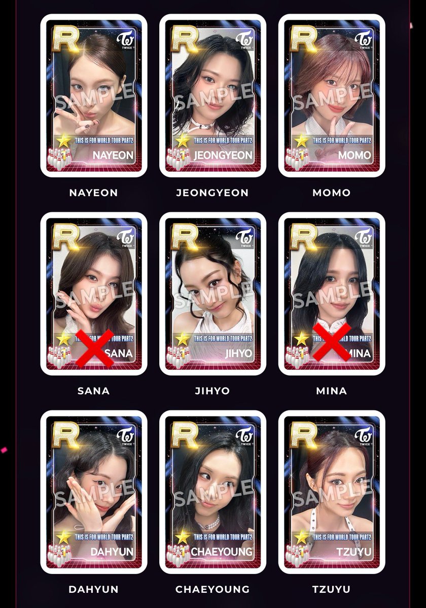 SSJYP TWICE THIS IS FOR リアルカード 譲）ナヨン、ジョンヨン、モモ