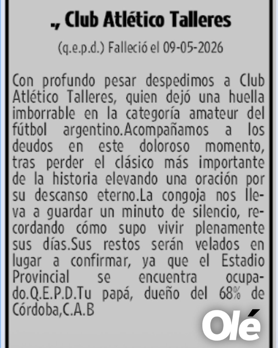 Diario Olé tweet media