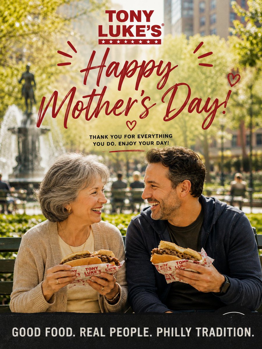 tonylukes's tweet photo. To all the moms holdin’ it down every day — today’s for you ❤️
•
#MothersDay #HappyMothersDay #TonyLukes #SouthPhilly #PhillyFood #CelebrateMom #FamilyTime https://t.co/NZII6AJpwf