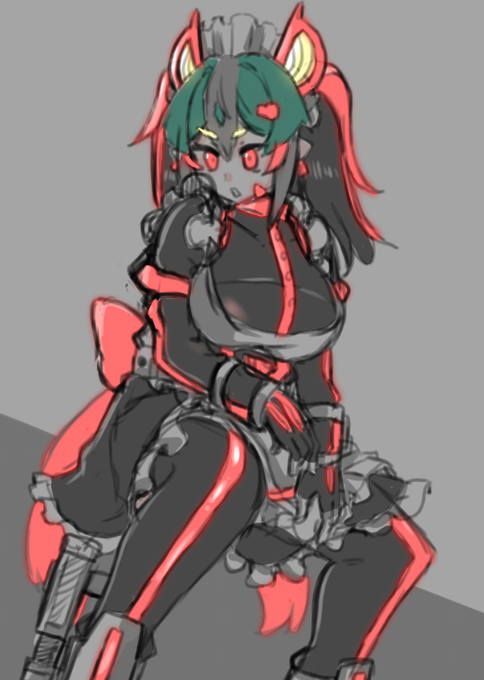 メイドの日怪人ちゃんです 