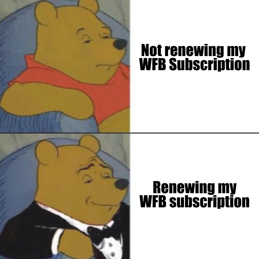 WFBusinessMag's tweet photo. When you realize your WFB subscription is about to expire 😳…

Don’t miss out on the latest in the wood flooring industry!

✅ Renew your WFB subscription today and keep the good stuff coming all year long ➡️ https://t.co/p3sJPjUCNR https://t.co/Ob0bqqBr0M