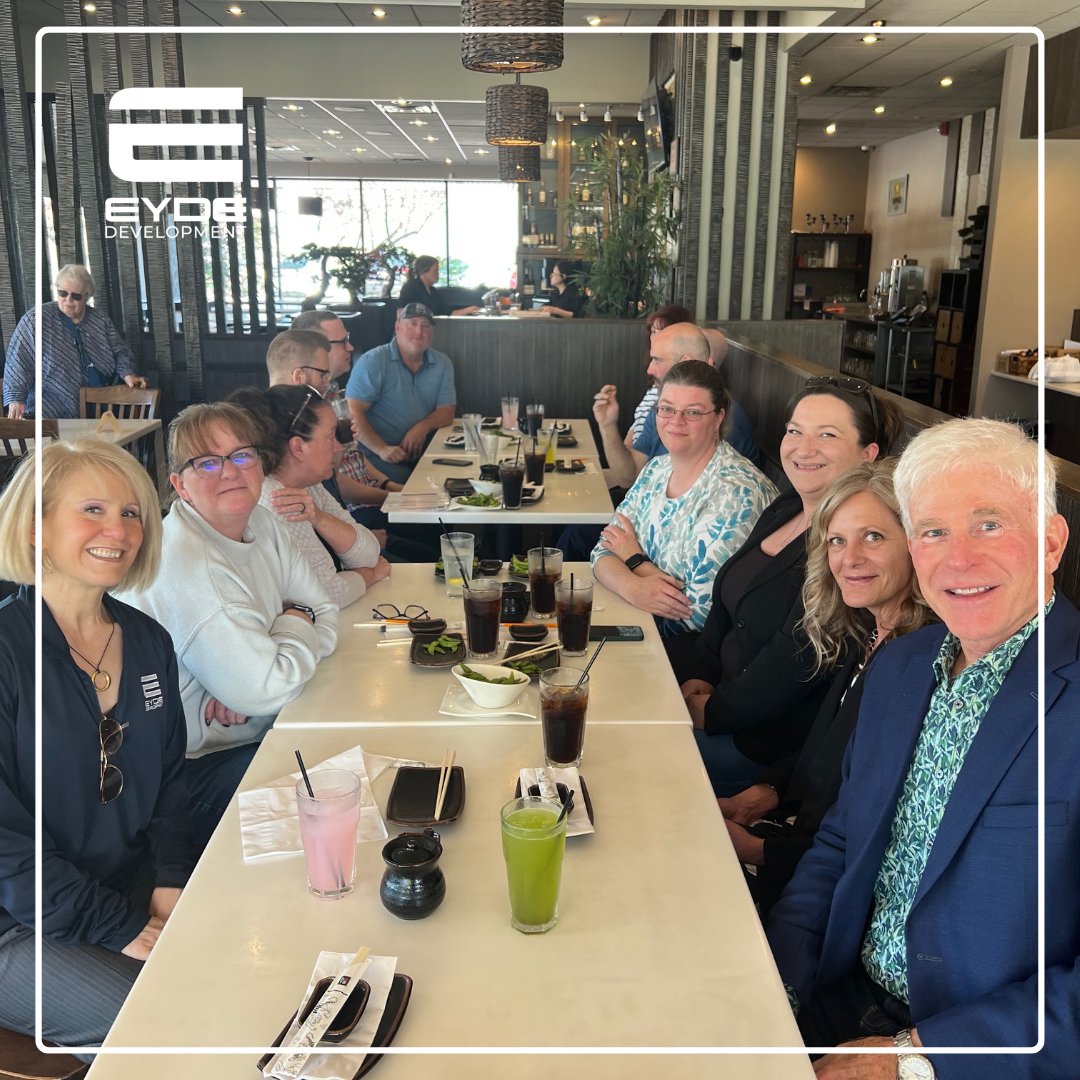 EydeDevelopment's tweet photo. Admin Professionals Day - 2026

Our staff helps everything run smoothly, and we’re grateful for their hard work and positive attitude every day. Last week, we celebrated them with our annual luncheon at Sansu. Thank you, Eyde Development team!

#TeamEydeDev #Gratitude #CRE https://t.co/XGDUIbg0Kx