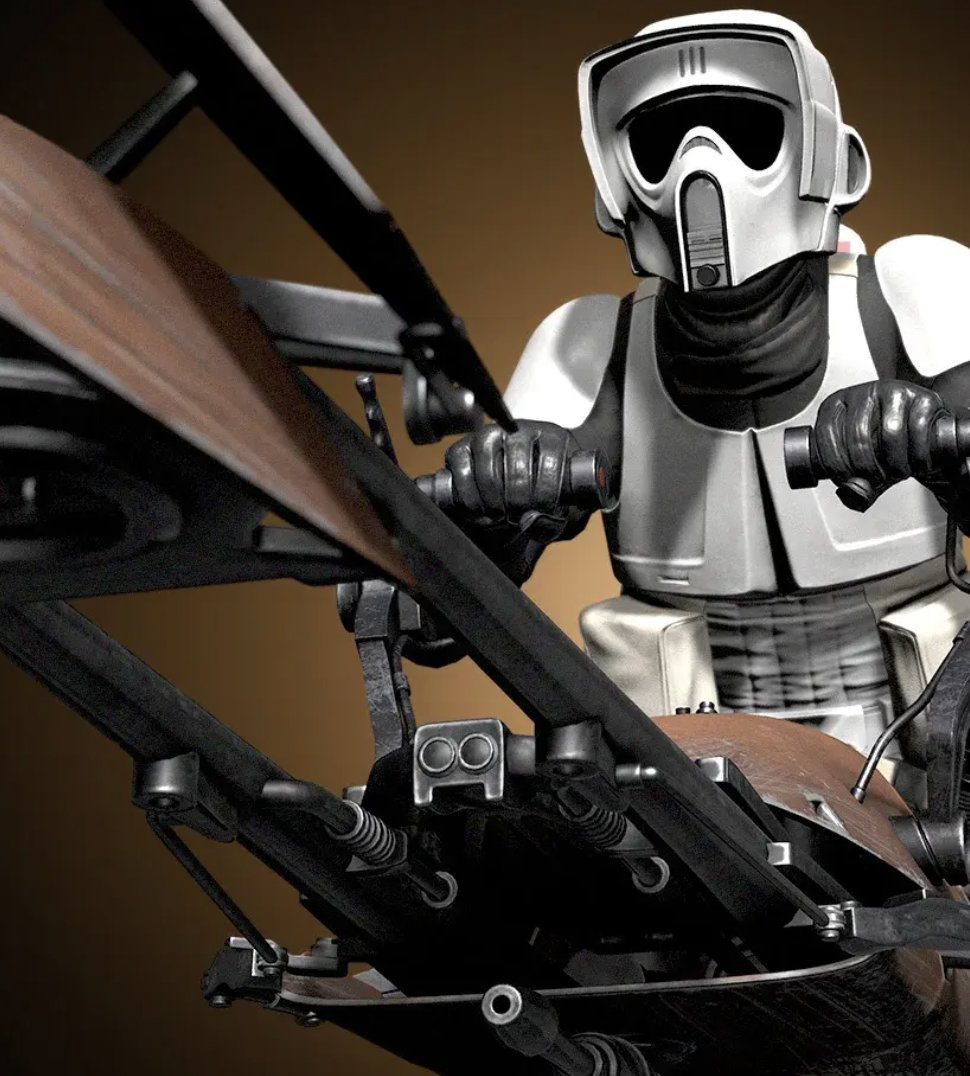My_Collectables's tweet image. I'm Speeding towards May 4th on my the Aratech 74-Z Speeder Bike on VeVe! Got one in your collection? 😂#StarWarsDay
