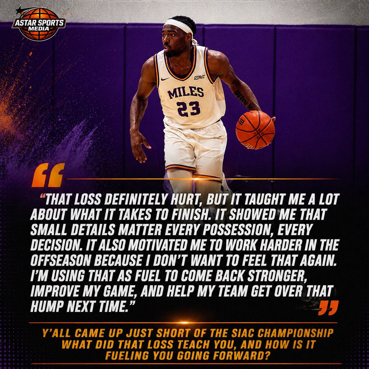 astarsportsco's tweet photo. 🚨UNDERRATED GUARD🚨
Isaiah Jones- JR. Miles College (D2) @810zay @GoldenBearsMBB
#astarsportsmedia #underated https://t.co/nynZRyoLtZ