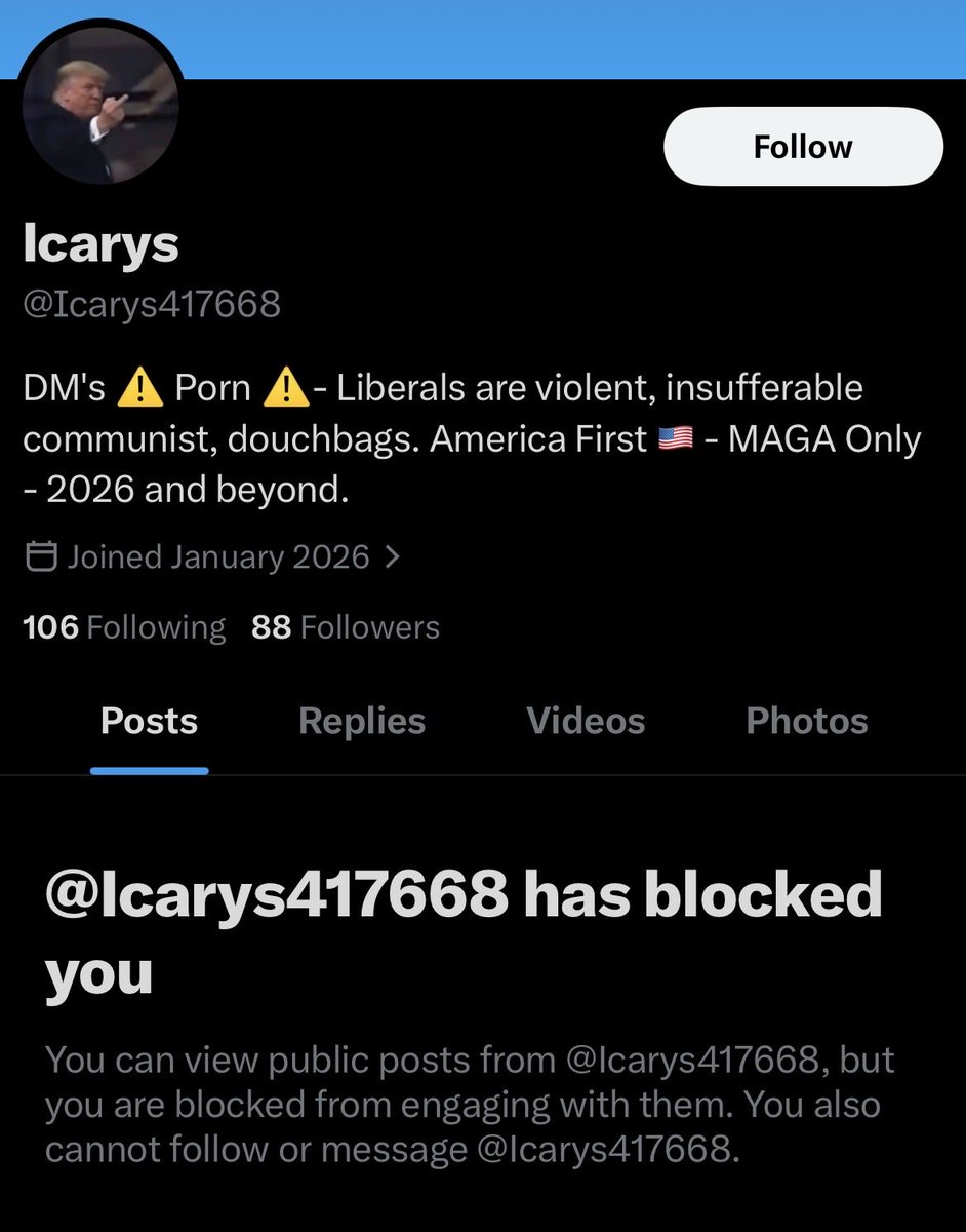 4alltheblockers's tweet photo. @Icarys417668 @Yoji19816784 @weirdofancheck @DG802023 @DanDanielsXX @AesPolitics1 @grok aw man, it blocked me again https://t.co/fWhcenyodd
