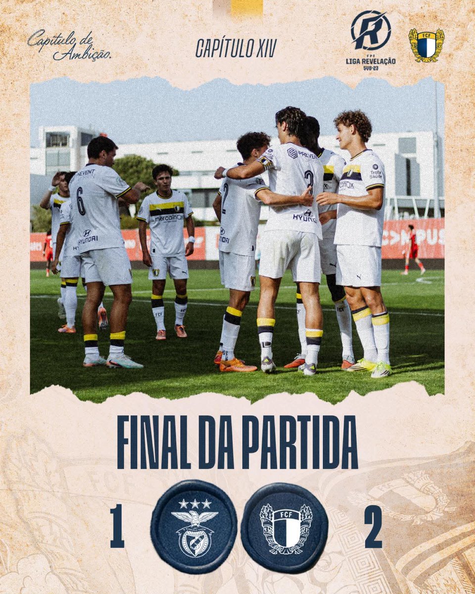 A História escreve-se com coragem e vocês tiverem muita.

Orgulhosos pelo vosso percurso🤍 💙

⚪️🔵 #CapitulodeAmbicao #amordeperdicao #LigaRevelacao #Sub23
