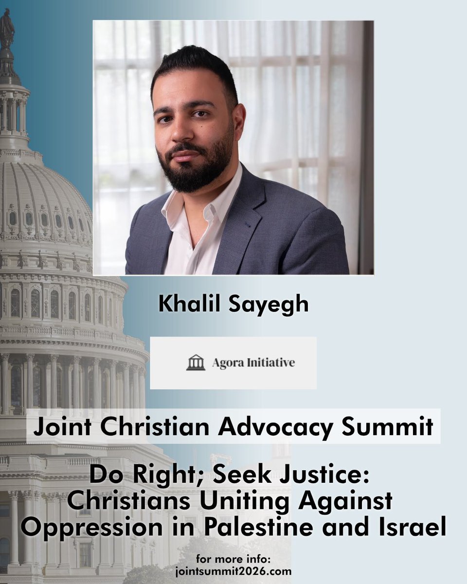 KhalilJeries's tweet photo. Looking forward to speaking at the Churches for Middle East Peace advocacy Summit alongside other great speakers working for peace and justice in the Holy Land. 

If you are in DC on May 6th please join us:

https://t.co/WJBRBwErbG https://t.co/BWN8wdiIf0