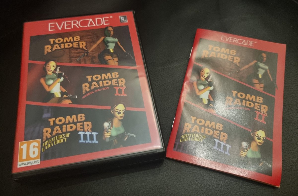 AGamerCalledDaz's tweet image. Tomb Raider Collection 1! Have you played these?

#Evercade #TombRaider #LaraCroft