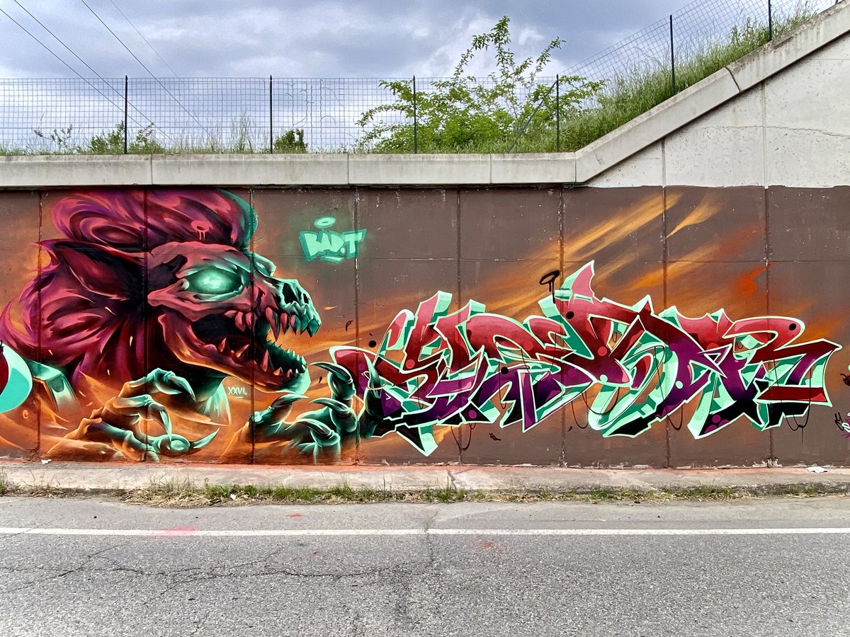 Baronpower3's tweet image. RaspaduraJam   🌶️ 2️⃣0️⃣2️⃣6️⃣ 🌶️

🎨 RAME1ST
🎨 Ysar Kels
RaspaduraJam Day
LODI - Lombardia 🇮🇹

#StreetArt
📸🆎