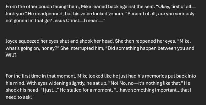 lemxelimon's tweet photo. A sneak peak snippet from a byler wedding fic i've working on 🤓 and yes, mike will be a groomzilla https://t.co/bwwBr9Vsjz