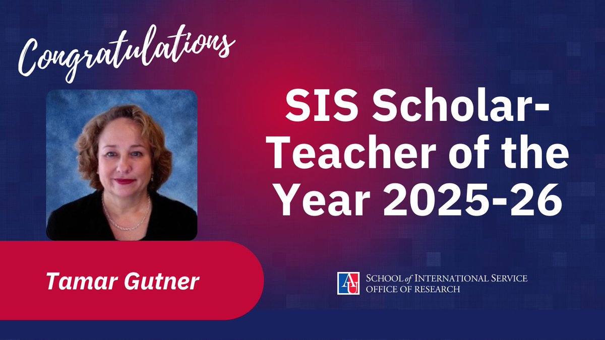 SIS Office of Research tweet media