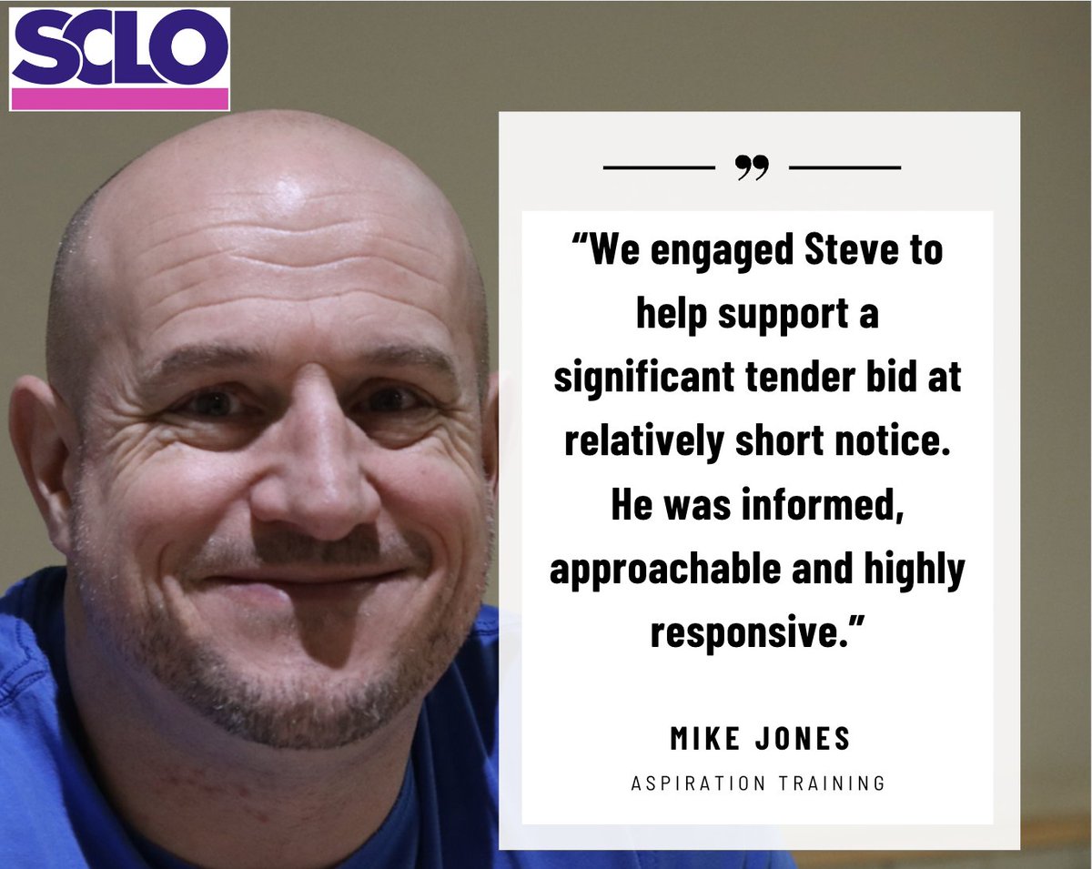 SCLOCon's tweet photo. 🤝 We pride ourselves on the relationships we build with clients.

In the world of tendering and public sector procurement, qualities like being 'approachable and responsive' matter.

Clients need clear guidance and a partner who understands the process from start to finish. https://t.co/JOjBzwtKgZ