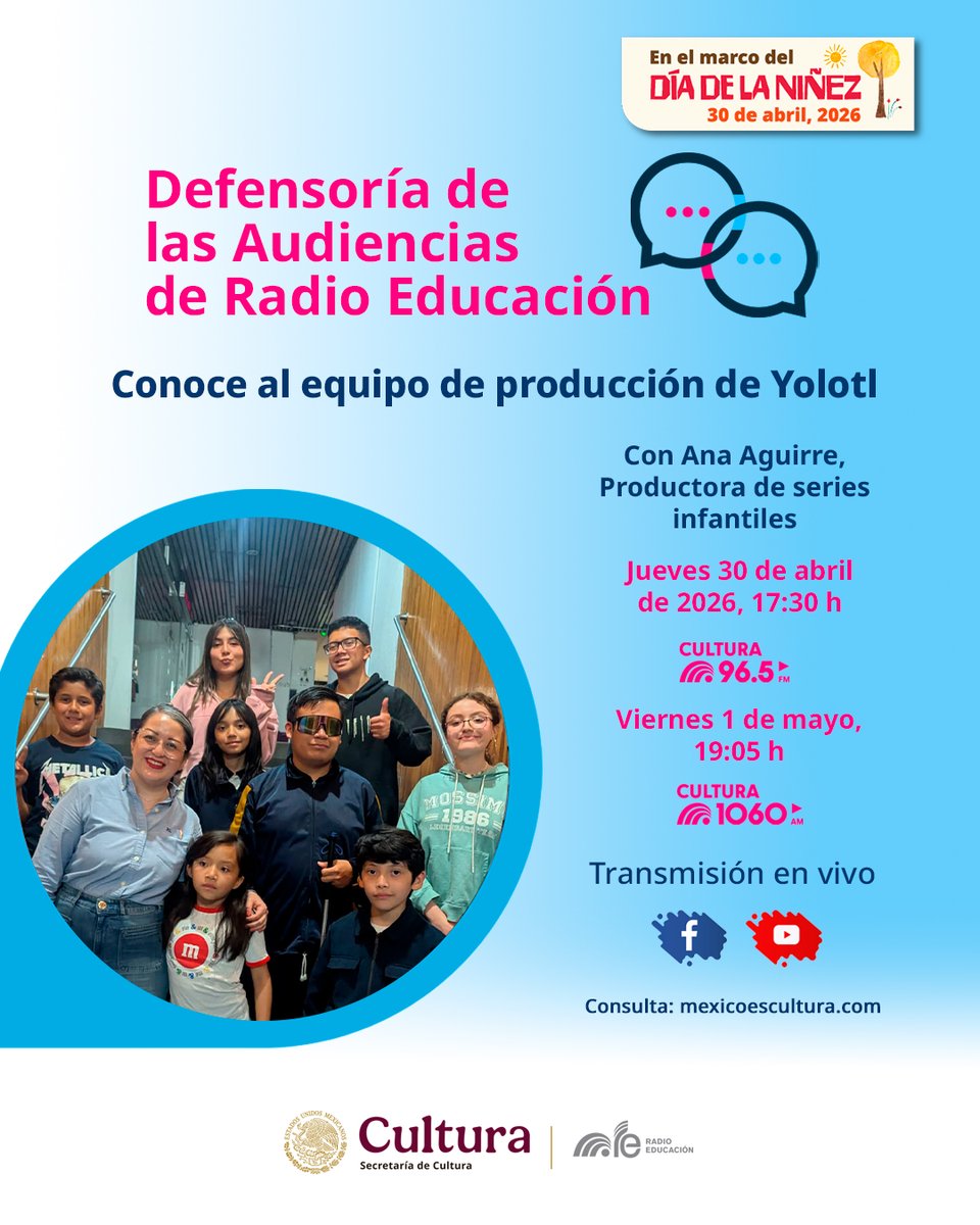 Cultura 1060 AM de Radio Educación tweet media
