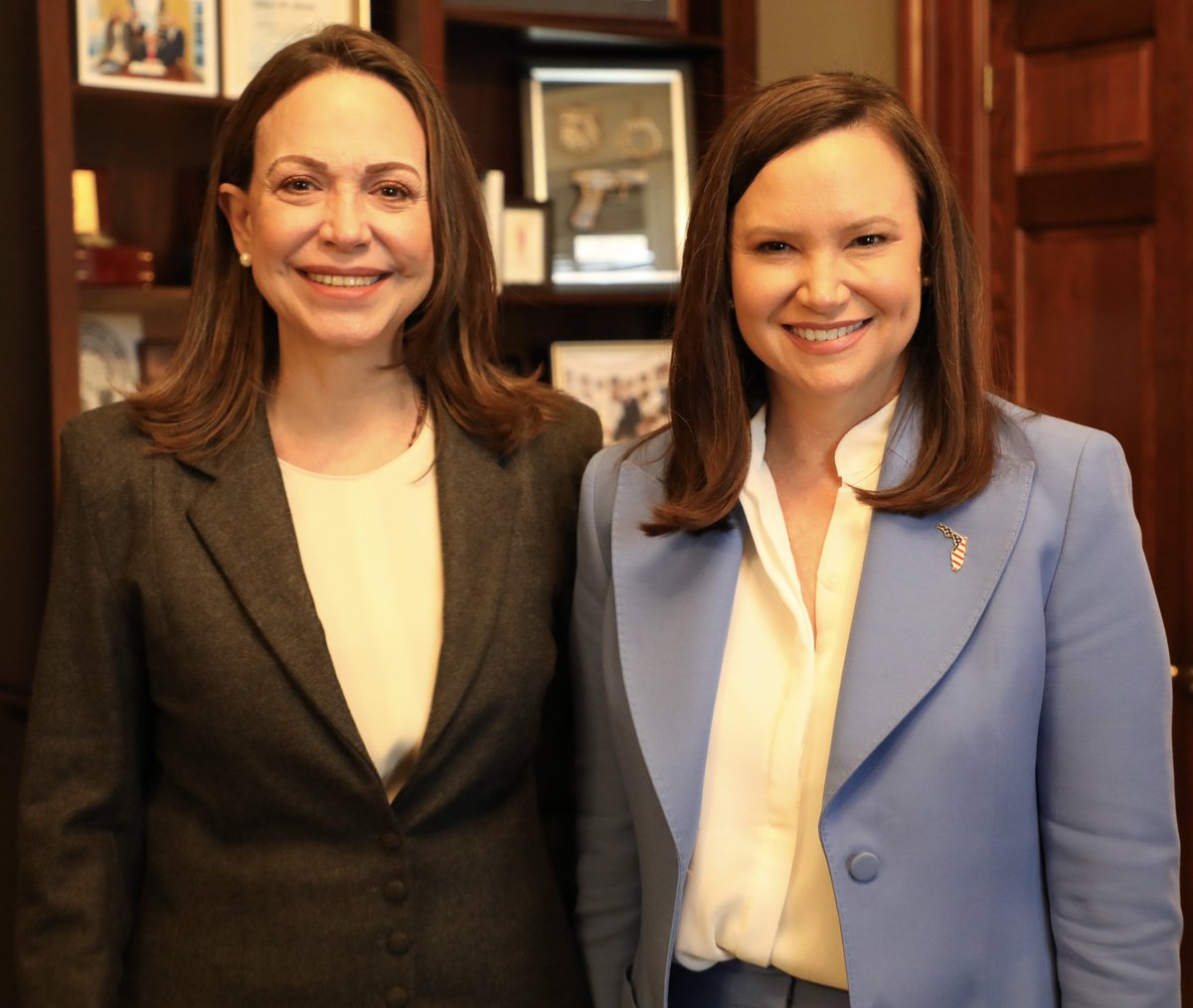 Great to see you again <a href="/MariaCorinaYA/">María Corina Machado</a>  

Your commitment and work to ensure freedom and prosperity for the Venezuelan people is incredible.