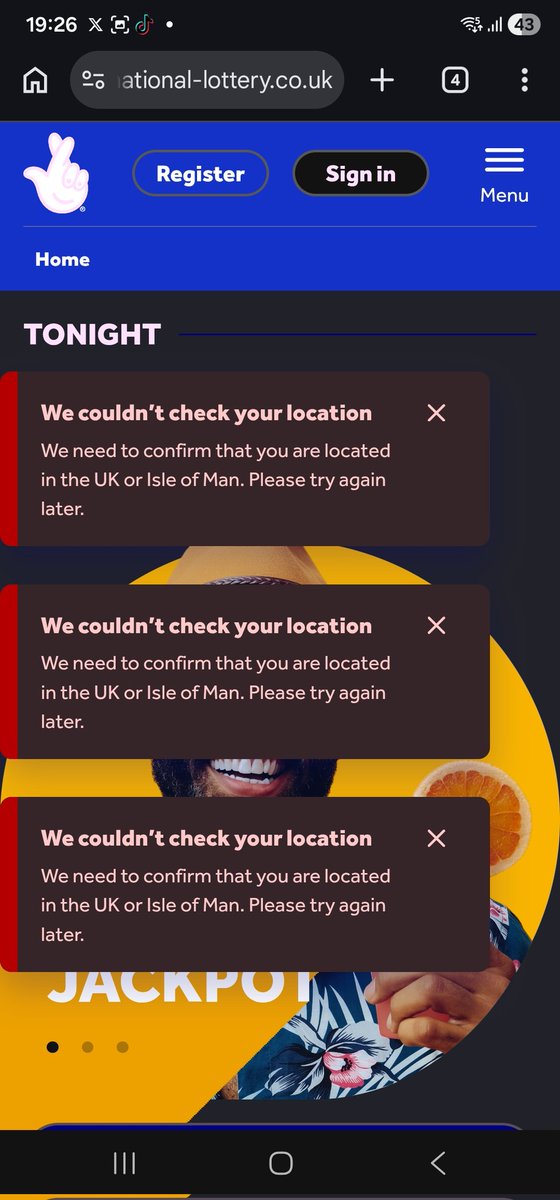 wired2thebrink's tweet photo. @TNLUK You be lucky just to login in with your farce app and site https://t.co/RZtE7hx9a6