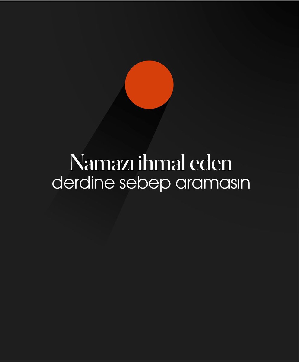 gencdokudergi's tweet photo. Namazı ihmal eden derdine sebep aramasın.

| Nureddin Yıldız https://t.co/GvutaFy6HA