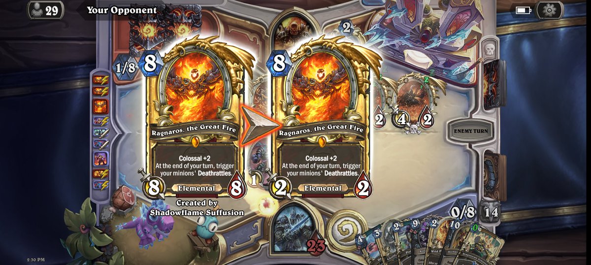 SmeetGaming's tweet photo. Can we put at least a few more controls on what dark gifts can go on certain minions? https://t.co/1KAXi8kGmZ