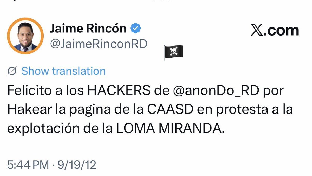 El pirata del caribe 🏴‍☠️ tweet media