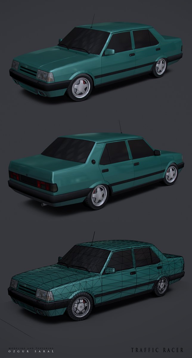 OzgursAssets's tweet image. Traffic Racer (2013) - Doğan SLX
#trafficracer #gamedev #indiegamedev #ue5 #Unity3d #blender #3dsmax #3dcg #lowpoly #Zbrush #3dmodeling #Car