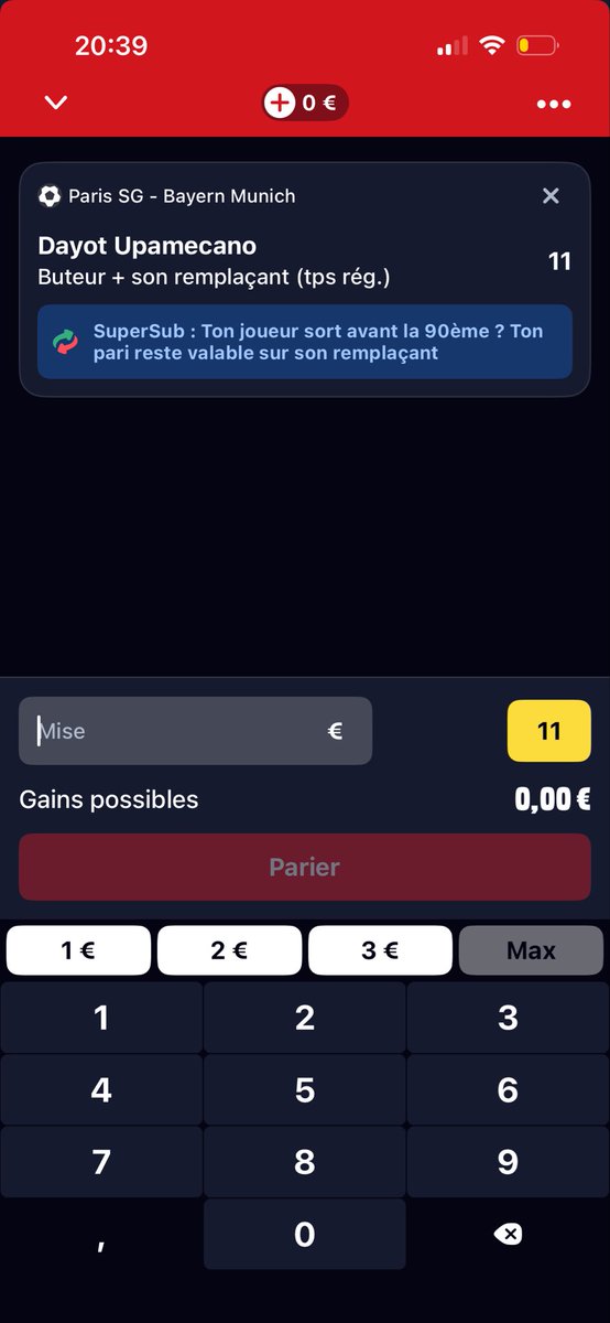 clem06_'s tweet photo. @Betclic Faudra pas faire les choqués quand ça va passer 
Cl3m_Z https://t.co/Zpp1tTcTGx