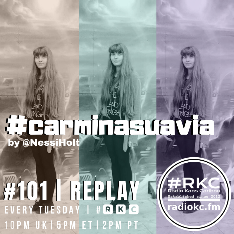 RadioKC's tweet image. ▂▂▂▂▂▂▂▂▂▂▂▂▂▂
Less than 30 minutes to

@NessiHolt's #carminasuavia 

EP #101 │ 2019 #REPLAY

🎶 #Music
✍️ #Microblogging
🎙️🎸🎹 Rendez Vous

⬇️Read ⬇️
🌐 carpecarmina.blogspot.com

on #🆁🅺🅲 📻 radiokc.fm
▂▂▂▂▂▂▂▂▂▂▂▂▂▂