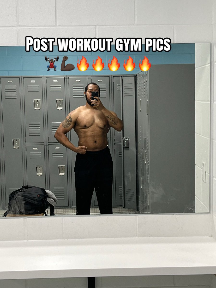 SmarttGuy92's tweet image. Post workout gym pics 
🏋🏿‍♂️💪🏿🔥🔥🔥🔥🔥
#gymresults 
#gymprogress 
#gymtok 
#gymmotivation 
#fyp