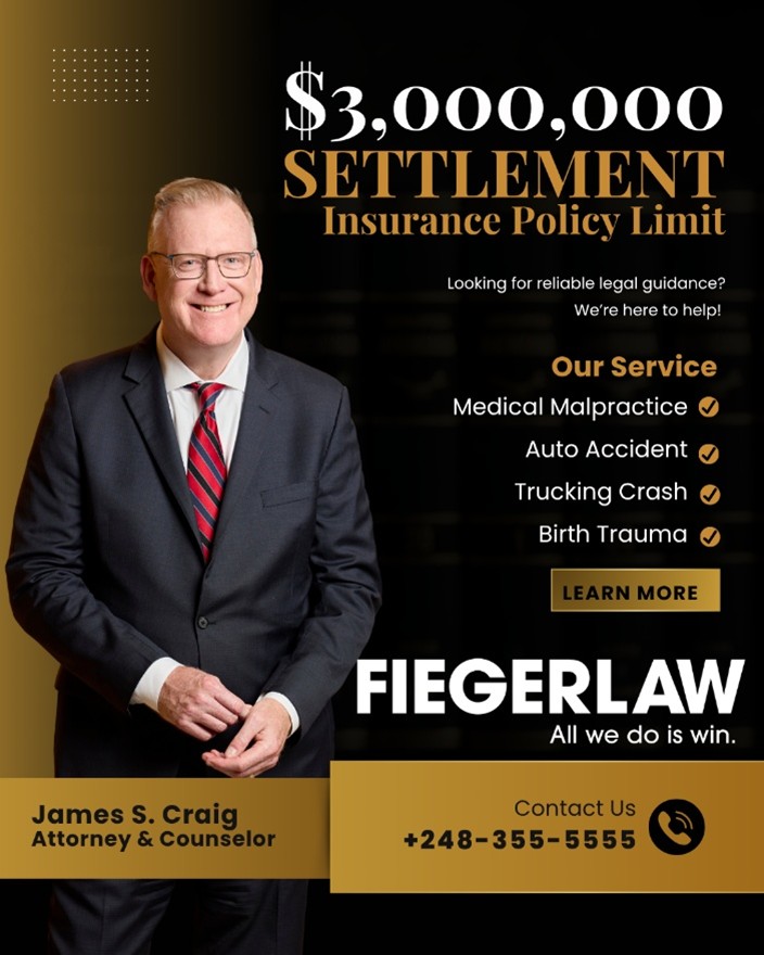 FiegerLaw's tweet image. $3M policy limit settlement.
A commercial vehicle lost control on icy roads and crossed into oncoming traffic, taking a life.
Jim Craig held the line—and the insurer paid.

Fieger Law. All We Do Is Win. bit.ly/48uVhiX 

#FiegerLaw #WrongfulDeath #TruckingAccident