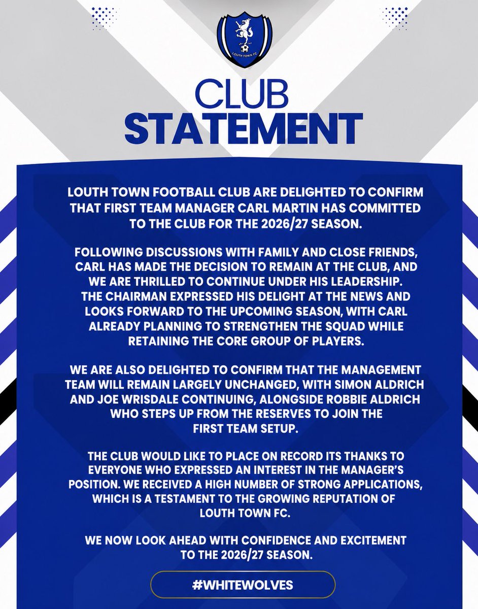 Louth Town FC tweet media