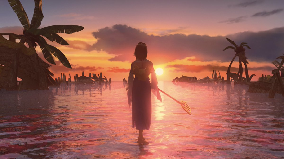 warper2509's tweet photo. Acho que Final Fantasy X é o verdadeiro ponto de consenso entre os fãs de RPG.

Ele pegou a narrativa cinematográfica do PS1 e a polidez técnica do PS2 para entregar uma obra que quase todo mundo ama. É o jogo que equilibra perfeitamente o drama pessoal com o destino do mundo. 

Se você quer apresentar Final Fantasy para alguém hoje, o X continua sendo uma das escolhas mais seguras, não é?