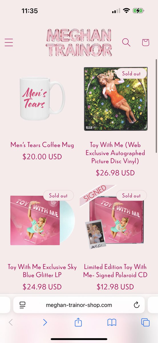mariah_emblem's tweet photo. EVERY SINGLE PHYSICAL VARIANT SOLD OUT I KNOW THAT’S RIGHTTTT 🗣️🗣️🗣️#toywithme #meghantrainor #megatronz https://t.co/GX3T4nyWBT