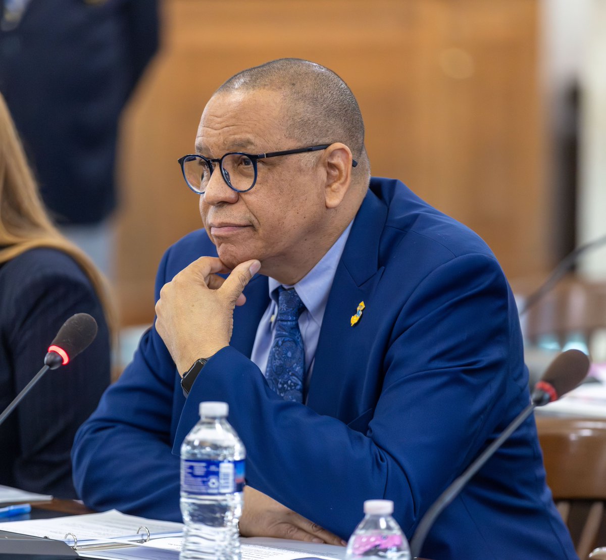 NJSenDems's tweet photo. Today the Senate Budget Committee heard from the Department of State and the Department of Banking and Insurance, continuing its review the proposed FY2027 Budget. https://t.co/ldZ247JEfJ