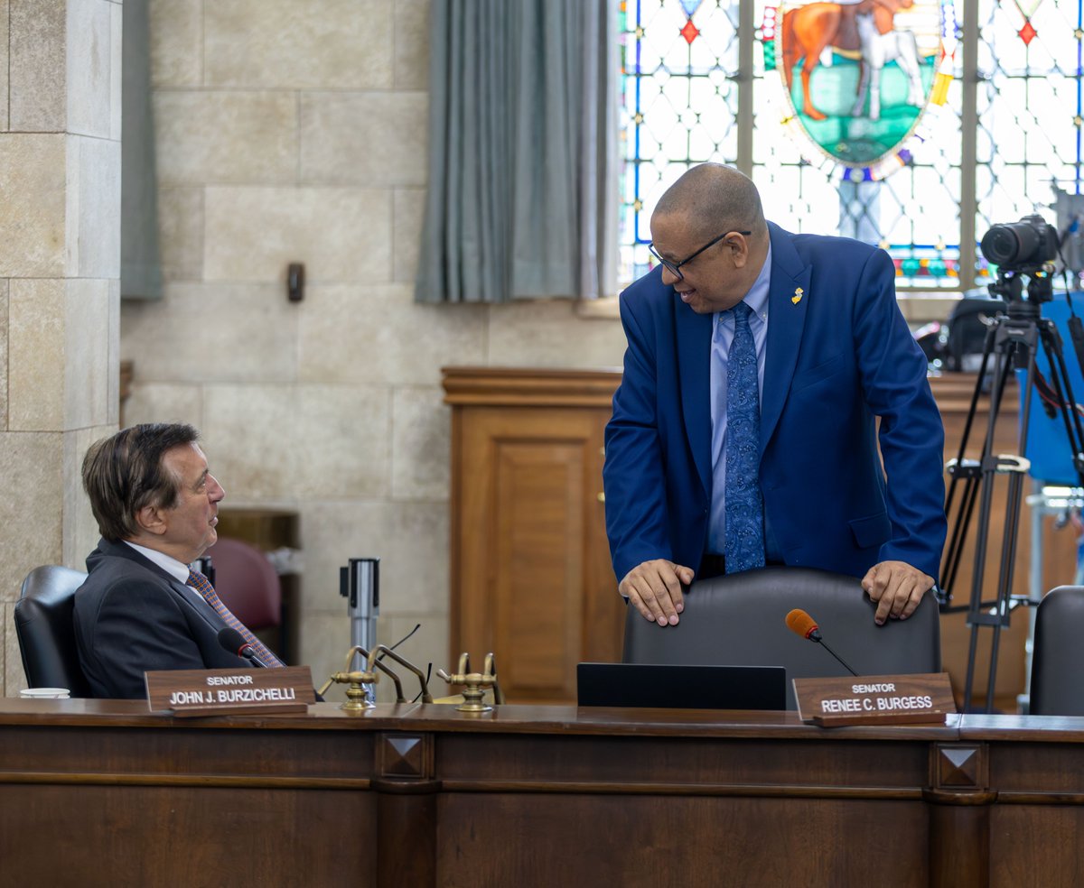 NJSenDems's tweet photo. Today the Senate Budget Committee heard from the Department of State and the Department of Banking and Insurance, continuing its review the proposed FY2027 Budget. https://t.co/ldZ247JEfJ