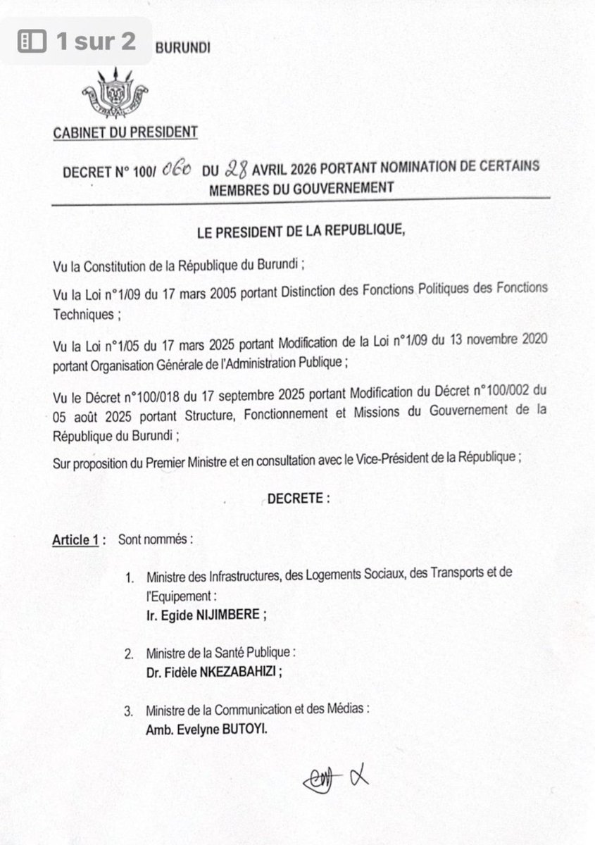 Hon Evelyne Butoyi🇧🇮 tweet media