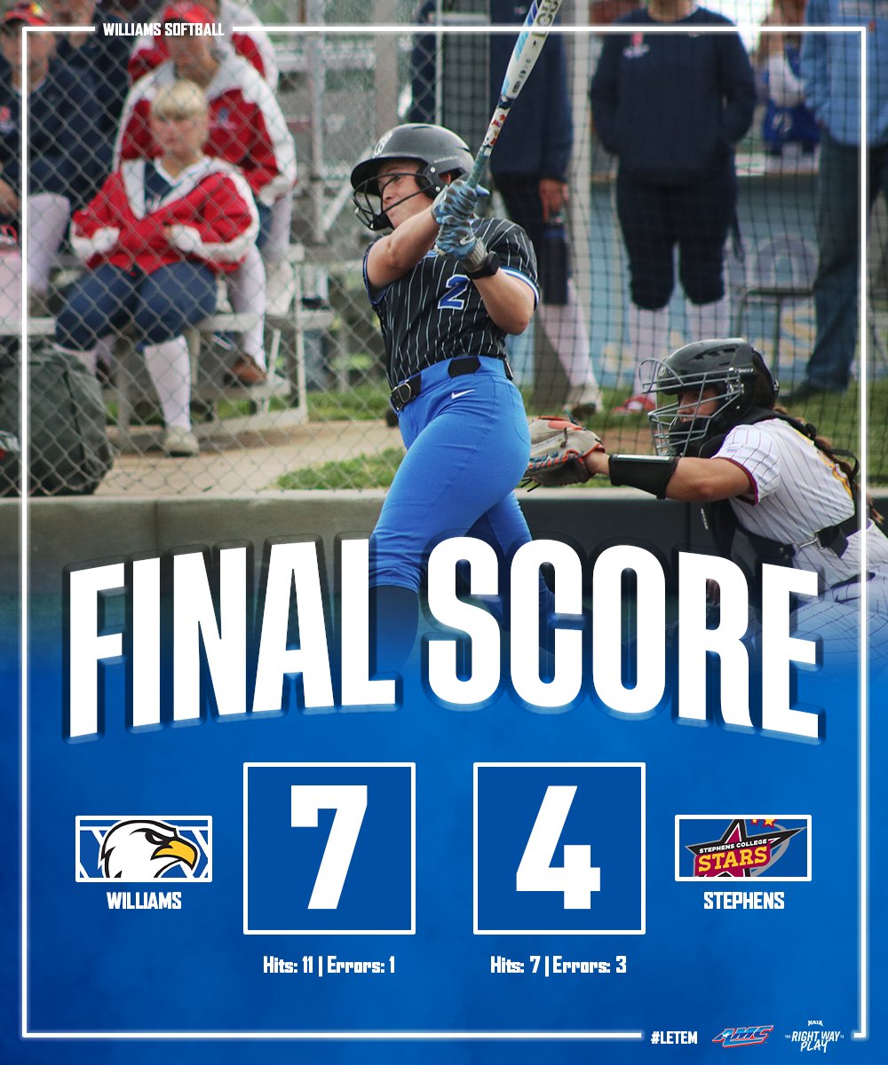 WBUSoftball's tweet photo. FOUGHT BACK IN THE OPENER 🦅💪
#LetEm #FIGHT #TheRightWayToPlay https://t.co/3sbNo10yvA
